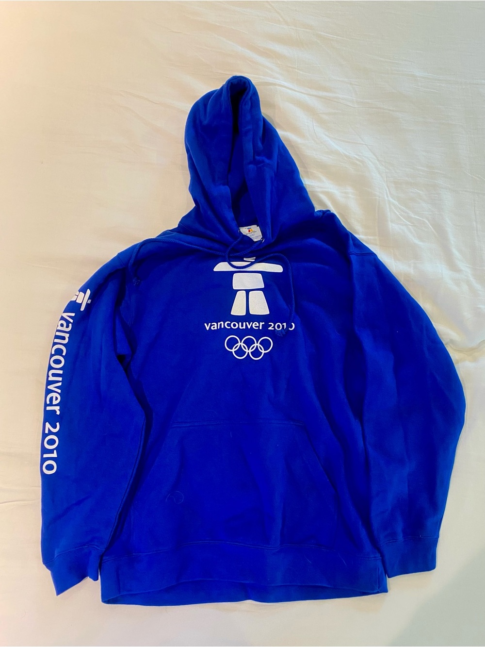 Vancouver 2010 Royal Blue Olympic Pullover Hoodie‎
